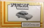 Springside: OO Gauge: Ford Escort Mark3 Two Door Saloon Car Kit