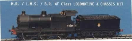 South Eastern Finecast: OO Gauge: MR/LMS/BR 4F Class Loco Kit