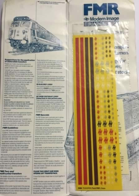 FMR: N Gauge: Fascia Panelling and Double Arrow Motifs for station frontages