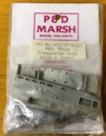 P&D Marsh: N Gauge: Lambourn Racehorse Transporter With Horse And Jockey