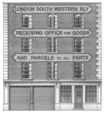 Bilt-eezi: 2mm Scale Model Card Kit: Goods Receiving Depot