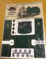 Hudswell Clarke: OO Gauge: Card Model Kit