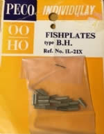 Peco: OO/HO Gauge: Individual Fishplates, Type For Bullhead Rail