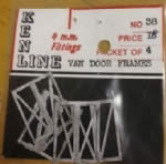 Kenline: OO Gauge: Van Door Frames
