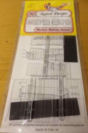 Kestrel Designs: N Gauge: Modern Waiting Rooms Kit