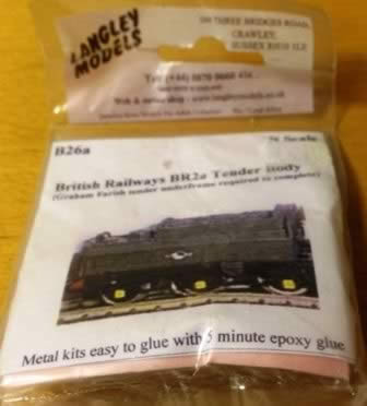 Langley: N Gauge: Tender Body - British Railways BR29 Tender