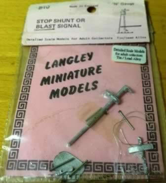 Langley: N Gauge: Stop Shunt Or Blast Signal