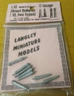 Langley: O Gauge: Street Bollards 2 Types