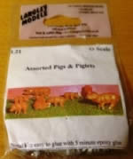 Langley: O Gauge: Assorted Pigs & Piglets