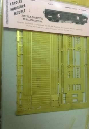 Langley: O Gauge: Lynton & Barnstaple Bogie Open Wagon