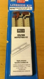 Peco: OO/HO Gauge: Lineside Kit Inspection Pit for Code 75 Universal Fine Track