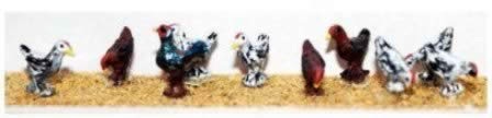 Langley: OO/HO Gauge: Chickens & Cockrel