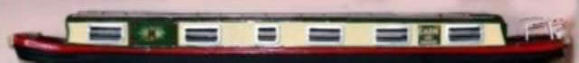 Langley: OO Scale: 72ft Holiday Canal Boat New Resin Body
