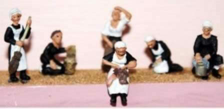 Langley: OO Gauge: 6 Victorian/Edwardian Domestic Staff