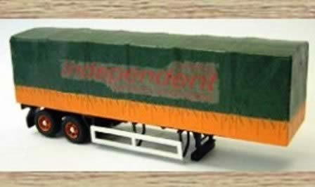 Langley: OO Gauge: Scammel 34ft Canvas Covered Trailer