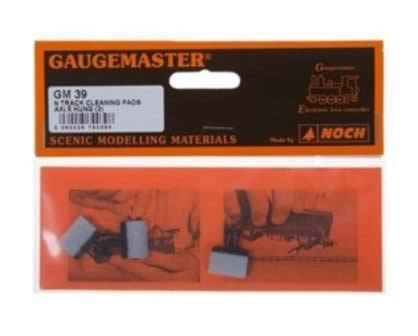 Gaugemaster: N Track Cleaning Pads Axle Hung