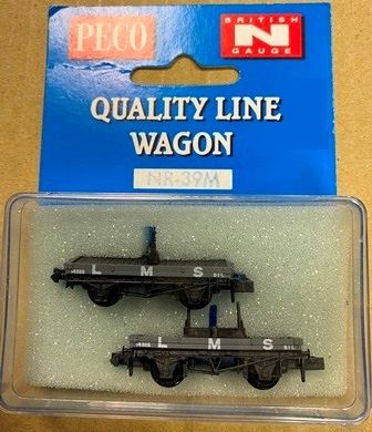 Peco: N Gauge: LMS Bolster Wagon (Pair)