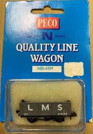 Peco: N Gauge: 12T LMS 7 Plank Wagon