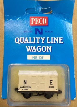 Peco: N Gauge: 8T NE Ventilated Refrigerator Van
