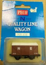 Peco: N Gauge: 10T NE Box Van