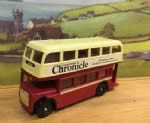 Lledo: Promotional Models: Red Double Decker Bus 'Oldham Evening Chronicle'