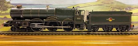 Kit Built: OO Gauge: GWR King George IV Class Locomotive Finished in Dull Green Livery no. 6003