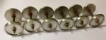Solid Disc Finescale White Metal O Gauge Wheels with Pinpoint Axle