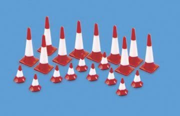 Modelscene: OO Gauge: Traffic Cones Large and Small
