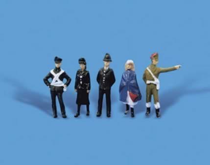 Modelscene: OO Gauge: Public Services Personnel