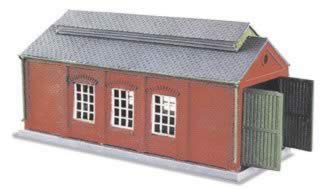 Peco: N Gauge: Lineside Kit - Engine Shed, Brick Built Type