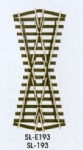 Peco: OO Gauge: Insulfrog Turnout/Cross Code 75 Short Crossing