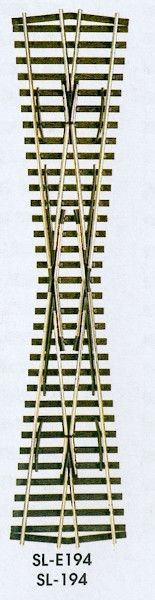 Peco: OO Gauge: Insulfrog Turnout/Cross Code 75 Long Crossing