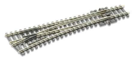 Peco: N Gauge: Insulfrog Turnout Code 80 Medium Radius Left Hand