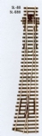 Peco: OO Gauge: Insulfrog Turnout Code 100 Large Radius Right Hand