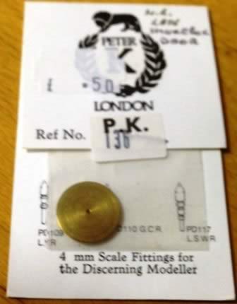 Peter K fittings: OO Gauge: Midland Railway Late Smokebox Door