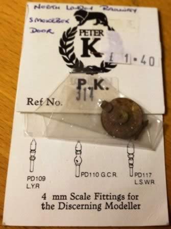 Peter K fittings: OO Gauge: North London Railway Smokebox Door