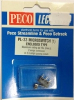 Peco: Lectrics: Microswitch, enclosed type