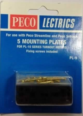 Peco: Lectrics: Mounting Plates