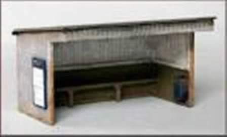Knightwing: OO Gauge: Station Halt/Shelter Building (Flat Roof) Plastic Kit