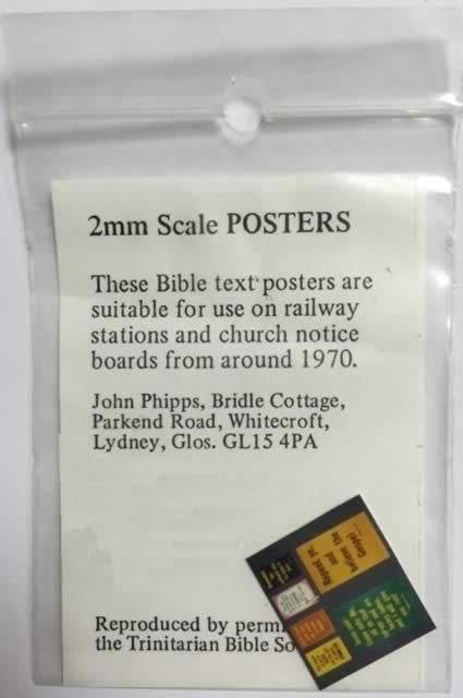 John Phipps: N Gauge: Bible text posters