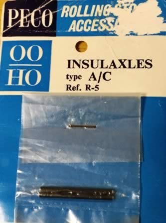Peco: OO Gauge: Rolling Stock Accessories Insulaxles type A/C