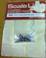 Scale Link: OO Gauge: 4mm 6 x Granary Stones (Toad Stools)