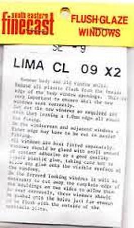 South Eastern Finecast: OO Gauge: Lima Class 09 Windows