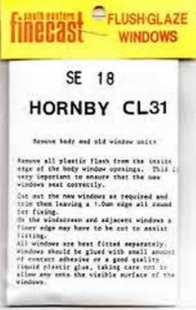 South Eastern Finecast: OO Gauge: Hornby Class 31 Windows