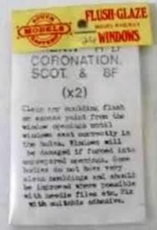 South Eastern Finecast: OO Gauge: Wrenn H/D Coronation/8F/Scot Windows