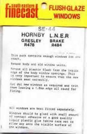 South Eastern Finecast: OO Gauge: Hornby Gresley & LNER Brake Windows
