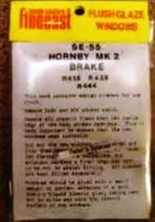 South Eastern Finecast: OO Gauge: Hornby Mk2 Brake Windows