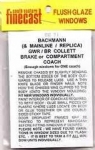 South Eastern Finecast: OO Gauge: Mainline/Repilca Collett Bk Or Composite Windows