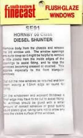South Eastern Finecast: OO Gauge: Hornby Class 06 Class Diesel Shunter Windows
