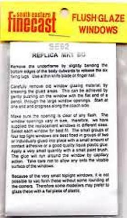 South Eastern Finecast: OO Gauge: Replica Mk1 BG Windows
